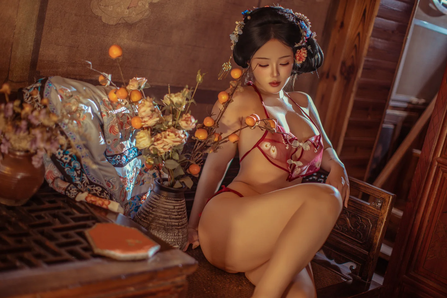 钛合金TiTi - 胭脂扣 [108P,2V-1.07GB] tg@simisebaisi 【丝足阁】034.webp